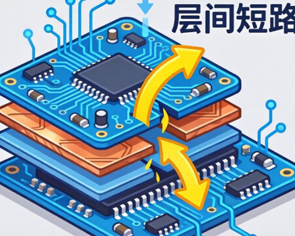 PCB层间短路深度成因、机理与典型失效模式