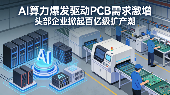 AI算力爆发驱动PCB需求激增 头部企业掀起百亿级扩产潮